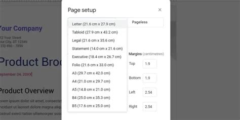 How To Change Page Size In Google Docs Geeksforgeeks