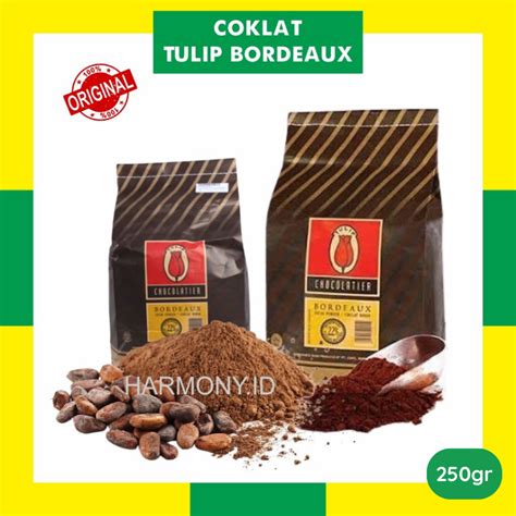 Jual Coklat Bubuk Tulip Bordeaux 250gr Coklat Bubuk Bordeaux Cocoa