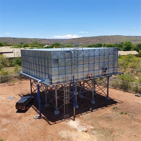 Liter Galvanized Pressed Steel Modular Water Storage Tanks