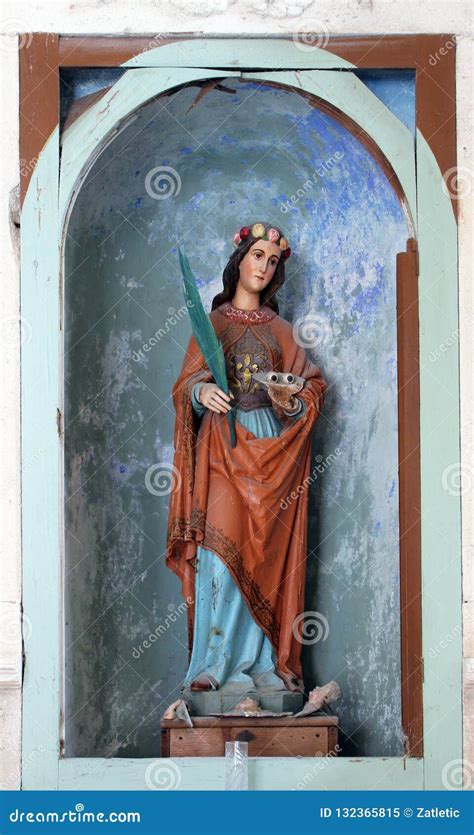 Saint Lucia stock image. Image of catholic, europe, beautiful - 132365815