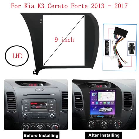 Автомобильная магнитола 9,7 2 Din для Kia K3 Cerato Forte 2013-2017 ...