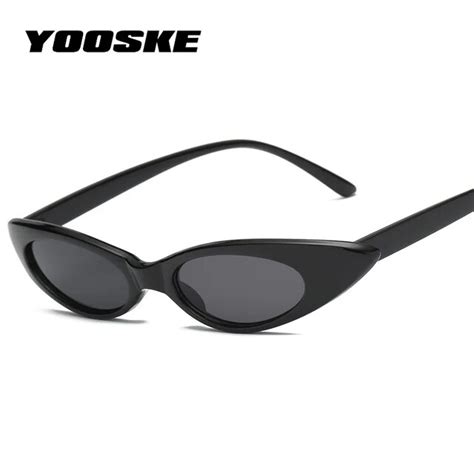 Yooske Tiny Cat Eye Sunglasses Women Luxury Brand Designer Sun Glasses