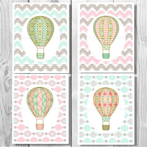 Hot Air Balloon Nursery Nursery Art Print Hot Air Balloon Printable