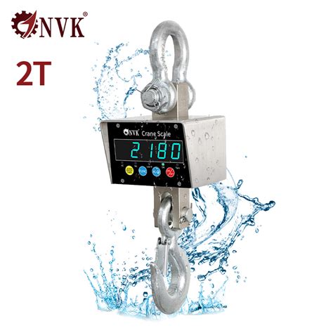 Nvk Ocs 500kg Digital Wireless Hanging Scale 3t Hanging Scale 2ton