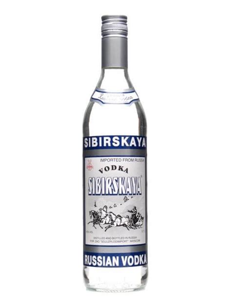Sibirskaya Vodka : Buy from World's Best Drinks Shop