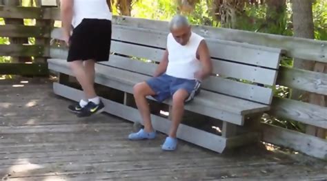 Older Gays Have Sex In Public Park
