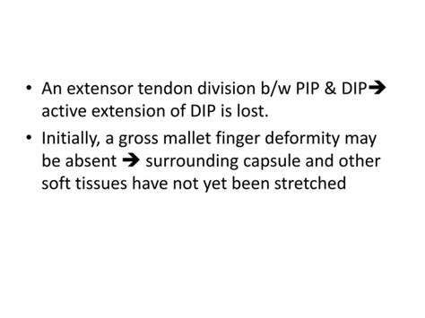 Extensor Tendon Injuries Hand Ppt