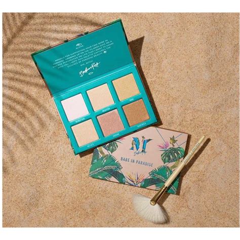 MORPHE X Bretman Rock BABE IN PARADISE Highlighting Palette Fan Brush Shopee Philippines
