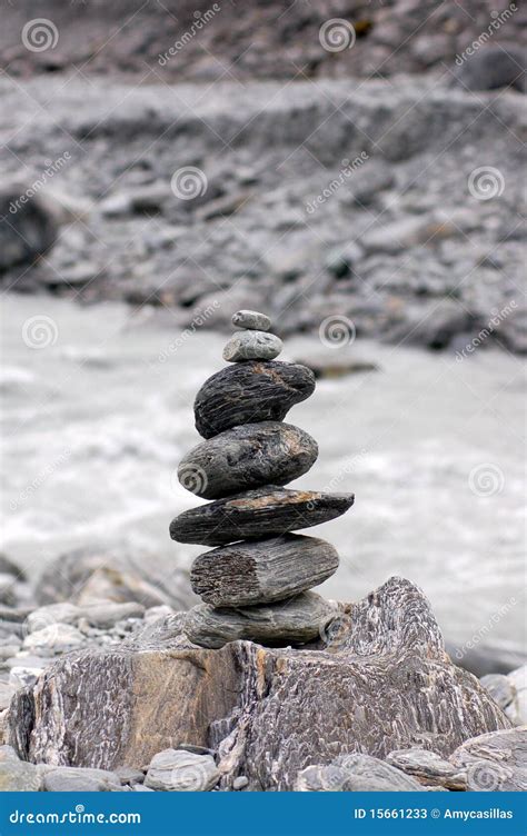 Rock Cairn Stock Image Image Of Franz Calming Peace 15661233