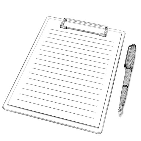 Clipboard Pen Board 3ds