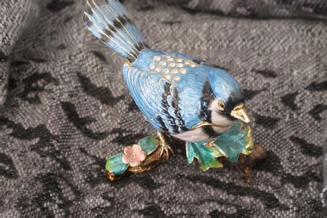 Blue Bird Trinket Box Trinket Boxes Trinket Blue Bird