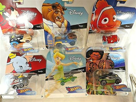 New Hot Wheels Disney Character Cars Series Complete Set Of My XXX