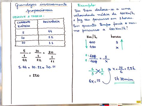 Grandezas Inversamente Proporcionais - Exercícios 7 Ano Com Gabarito