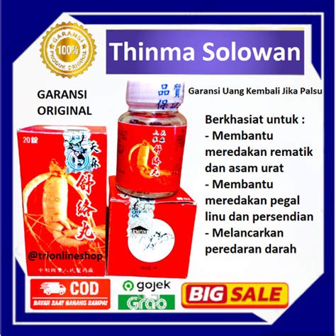 Jual Ginseng Merah Obat Syaraf Kejepit Tian Ma Ren Shen Su Lo Wan