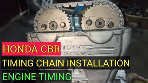 Honda Cbr Timing Chain Installation Honda Cbr Engine Timing