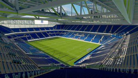 England Topping Out At Everton Stadium
