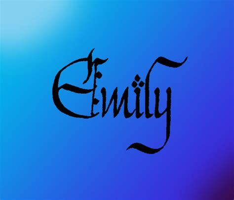 Lassociation Emily Calligraphy