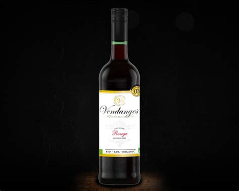 Vendanges Mademoiselle Rouge вино сухое красное безалкогольное, 0,75 л ...