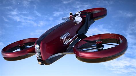 FD-One Tri-Rotor Concept by Lazzarini is a Retro Futuristic Dream