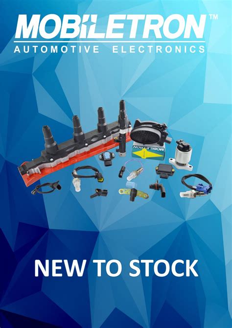 New to Stock March 2019 by Mobiletron UK - Issuu