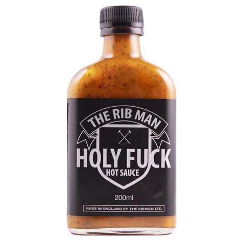 K P The Rib Man Holy Fuck Hot Sauce Ml P Delitea Se