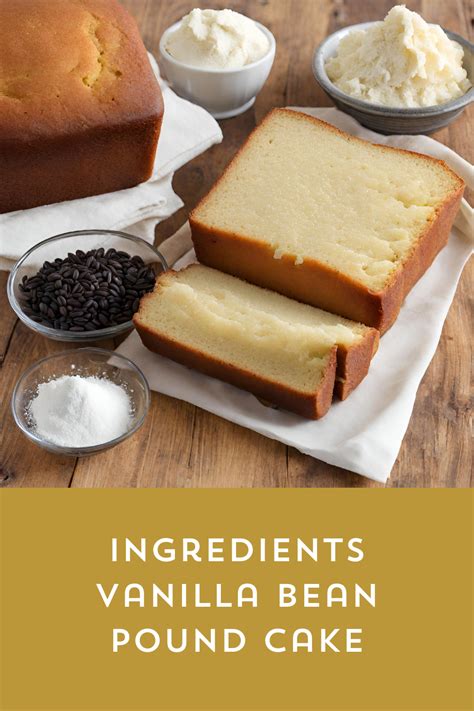 Vanilla Bean Pound Cake