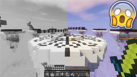 Juego Skywars En Blanco Y Negro Rush En Cubecraft Con Breezily