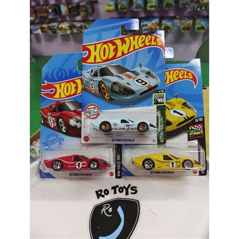 HOT WHEELS 67 FORD GT40 MK IV Gulf Shopee Malaysia