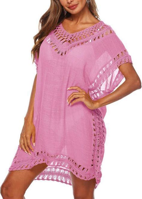 Baynetin Robe De Plage Femme Ete Bikini Cover Up Poncho De Plage Maillot De Bain Chemisier