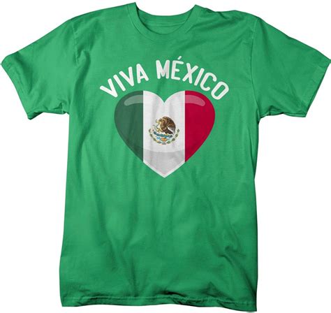 Mens Viva Mexico T Shirt Cinco De Mayo Shirts Mexican Etsy