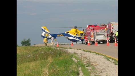 Crash ejects woman from vehicle; taken to hospital via helicopter ...