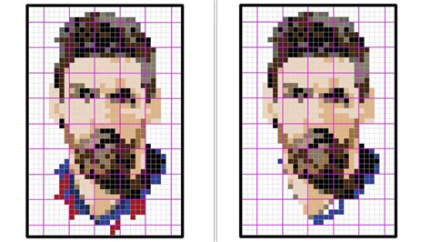 Cómo Dibujar A Comment Dessiner à Messi Pixelado A Color Youtube