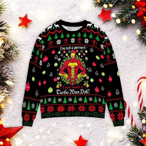 Turbo Man Christmas Sweater Nouvette