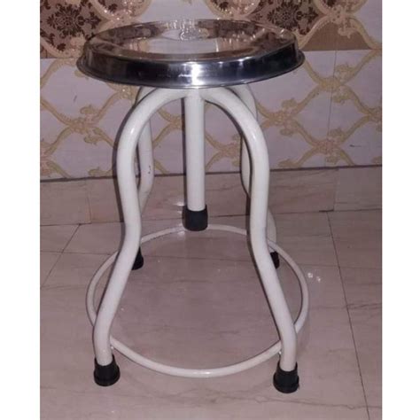 Polished Round Stainless Steel Hospital Stool At Rs In Mumbai Id