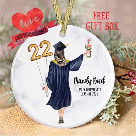 College Graduation Education Ornament Etsy