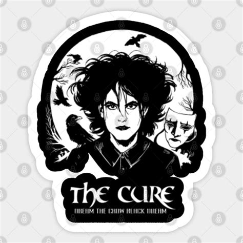 The Cure Iconic Posters The Cure Band Sticker Teepublic