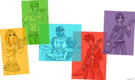 Teen Titans Rock By Kiwifairy On Deviantart