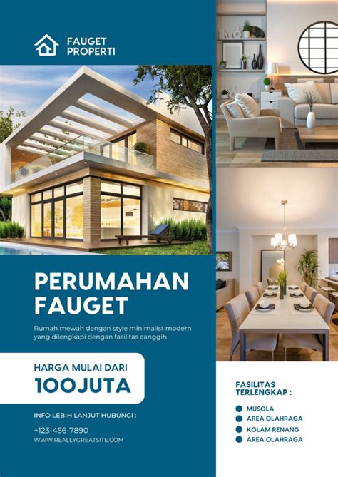 Gratis Contoh Flyer Perumahan Keren Canva