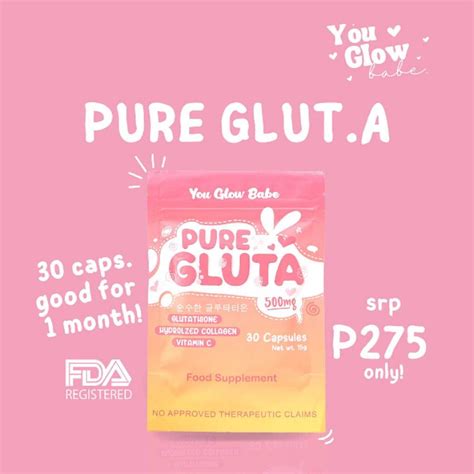Pure Gluta By YOU GLOW BABE Shopee Philippines