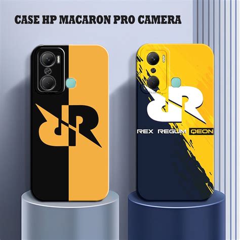 Jual 014F Case Hp Macaron ProCamera Infinix Hot 20i Motif RRQ Keren Case Hp Murah Casing Keren
