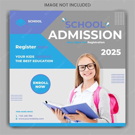 Шаблон школьного баннера | Премиум векторы