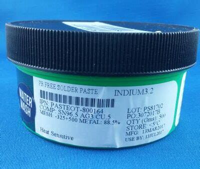 Indium 8.9HFSAC 30596.5Sn 3.0Ag 0.5CuSolder Paste - SMT Industrial ...