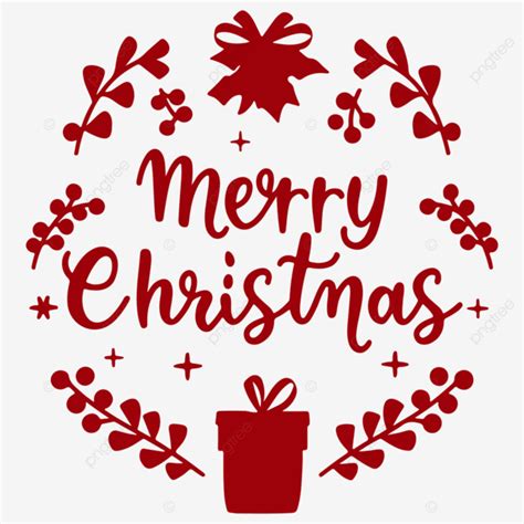 Merry Christmas Hand Draw Typography Vector Merrry Christmas