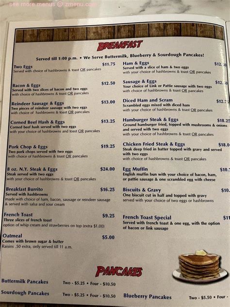 Online Menu Of Kings Diner Restaurant Kodiak Alaska Zmenu