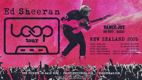 Ed Sheeran The Loop Tour Christchurch 24th January 2026 — Libel