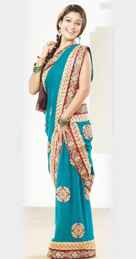 Hot Film Actress Gallery Actress Nayanthara Hot In Sleeveless Saree Blouse