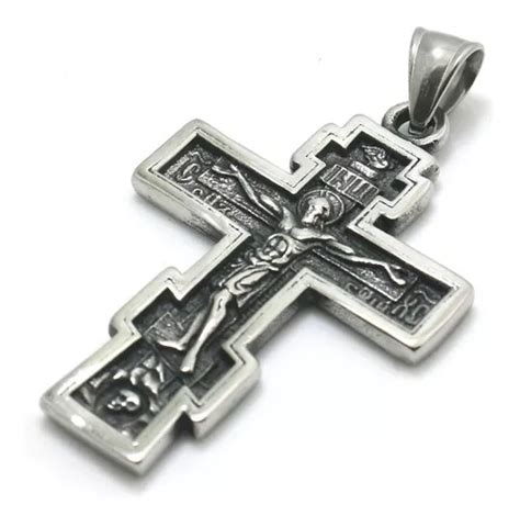 Cruz Jes S Cristo Dije Collar Acero Inoxidable Unisex Fr Yu Meses