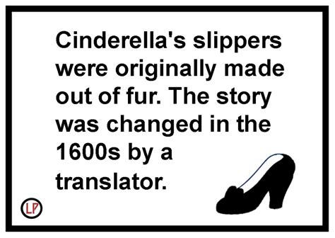 Literature Fact Cinderellas Slippers Literati Pulp