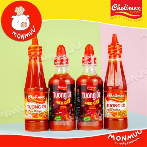ซอสพรก Cholimex Super Hot Chili และ Extra Hot Chili สายชอบเผดตองลอง ไมมสารกนบด สนคา