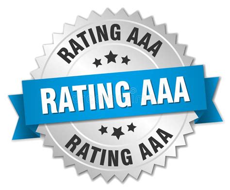 rating aaa stock vector illustration  template banner